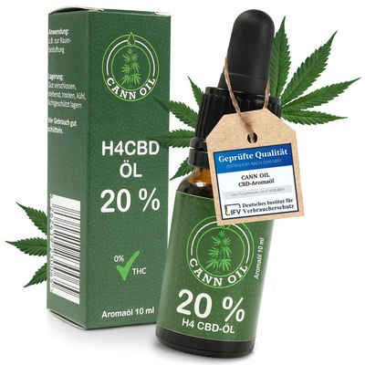 Cann Oil Körperöl Breitspektrum H4 CBD-Öl Aromaöl, Duftöl 20%, 10ml Tropfen