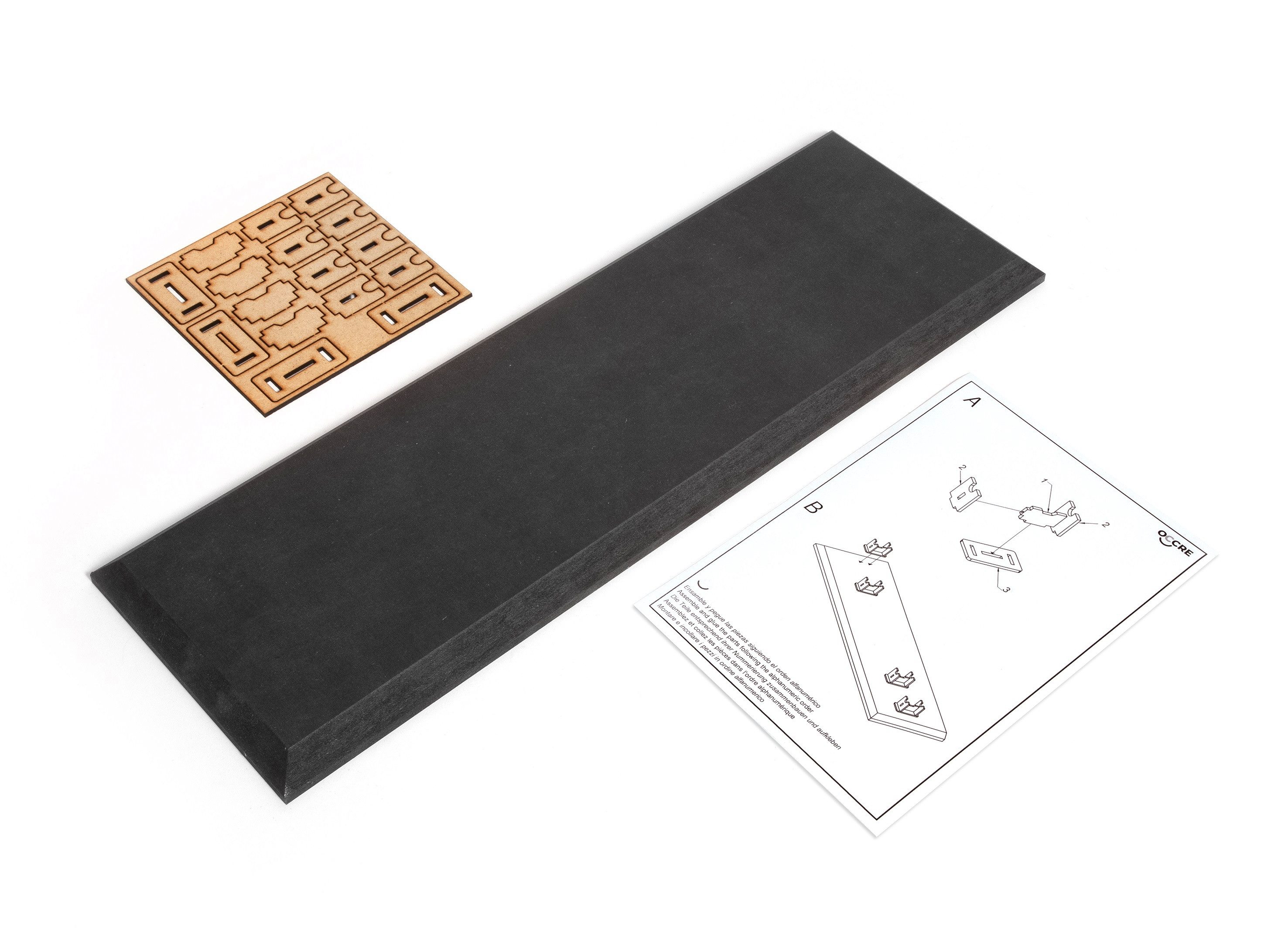 OcCre Modellbausatz Milano Untersatz, (Zusatzartikel, 1-tlg., Eisenbahnbausatz), Made in Europe