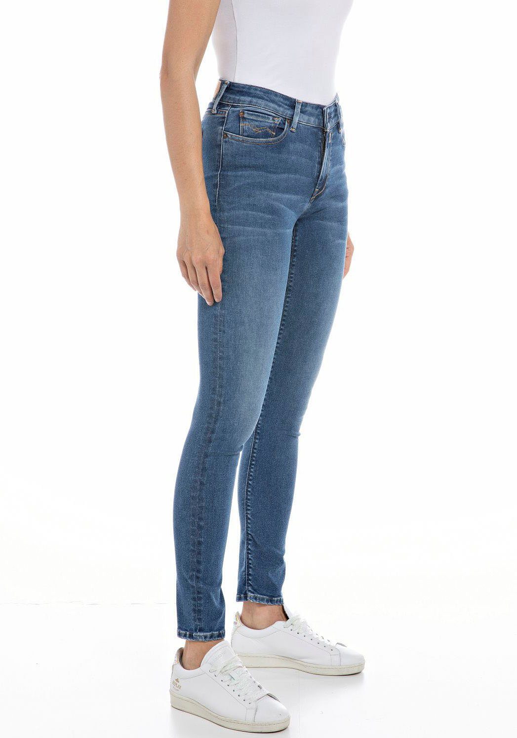 Replay blue Skinny-fit-Jeans Luzien medium