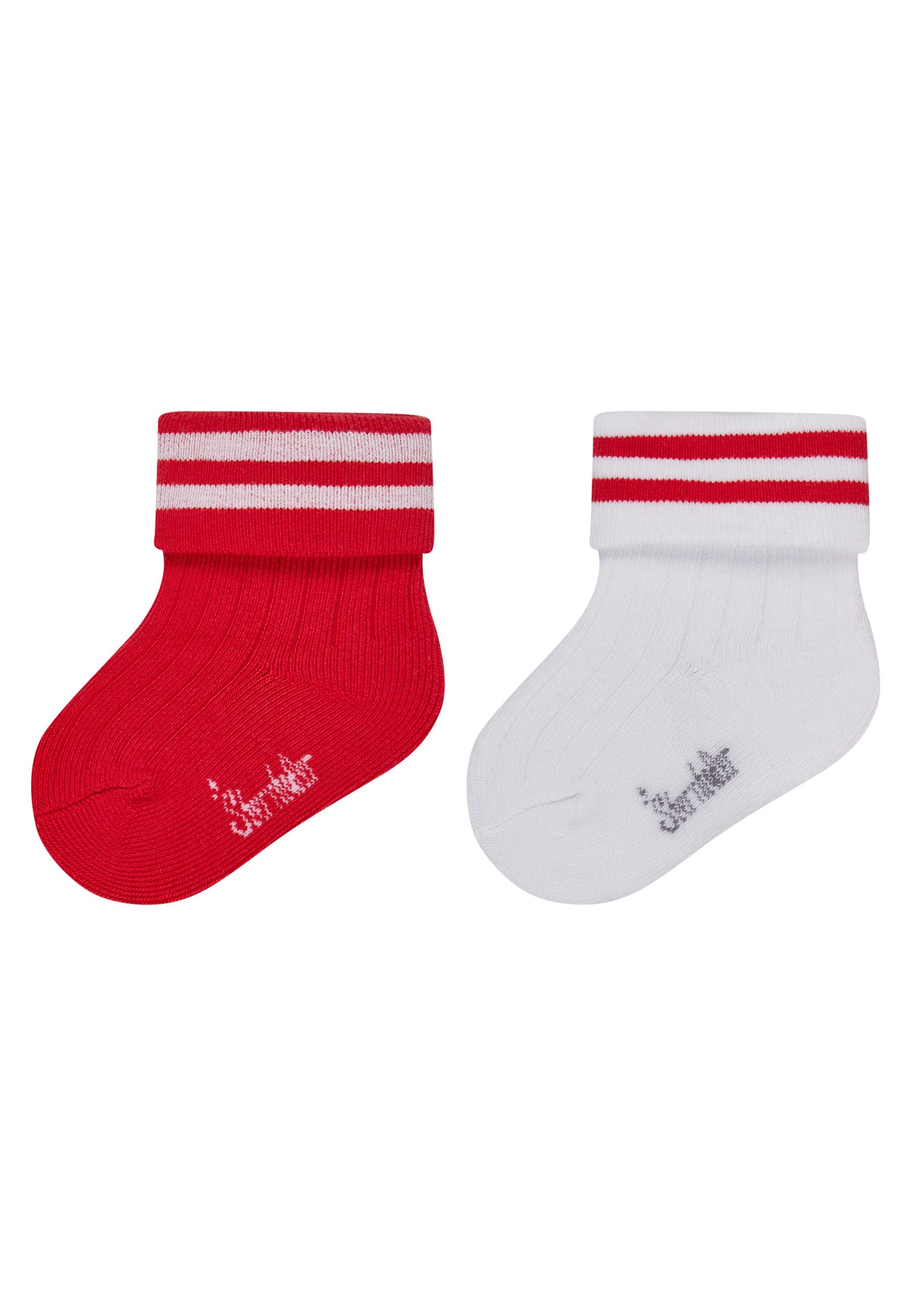 Sterntaler® Basicsocken Baby Socken 2er-Pack Ringel (2-Paar, 2er-Pack) Baby Socken 2er Pack mit Coolmax, klimaregulierend und atmungsaktiv