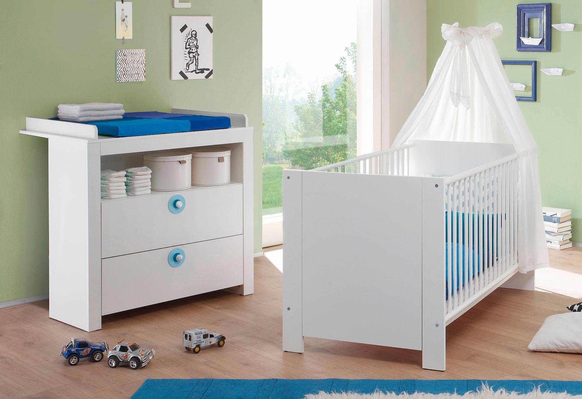 trendteam Olivia baby furniture set, limited time deal! (value set, 2-piece, bed, changing table), bed + changing table