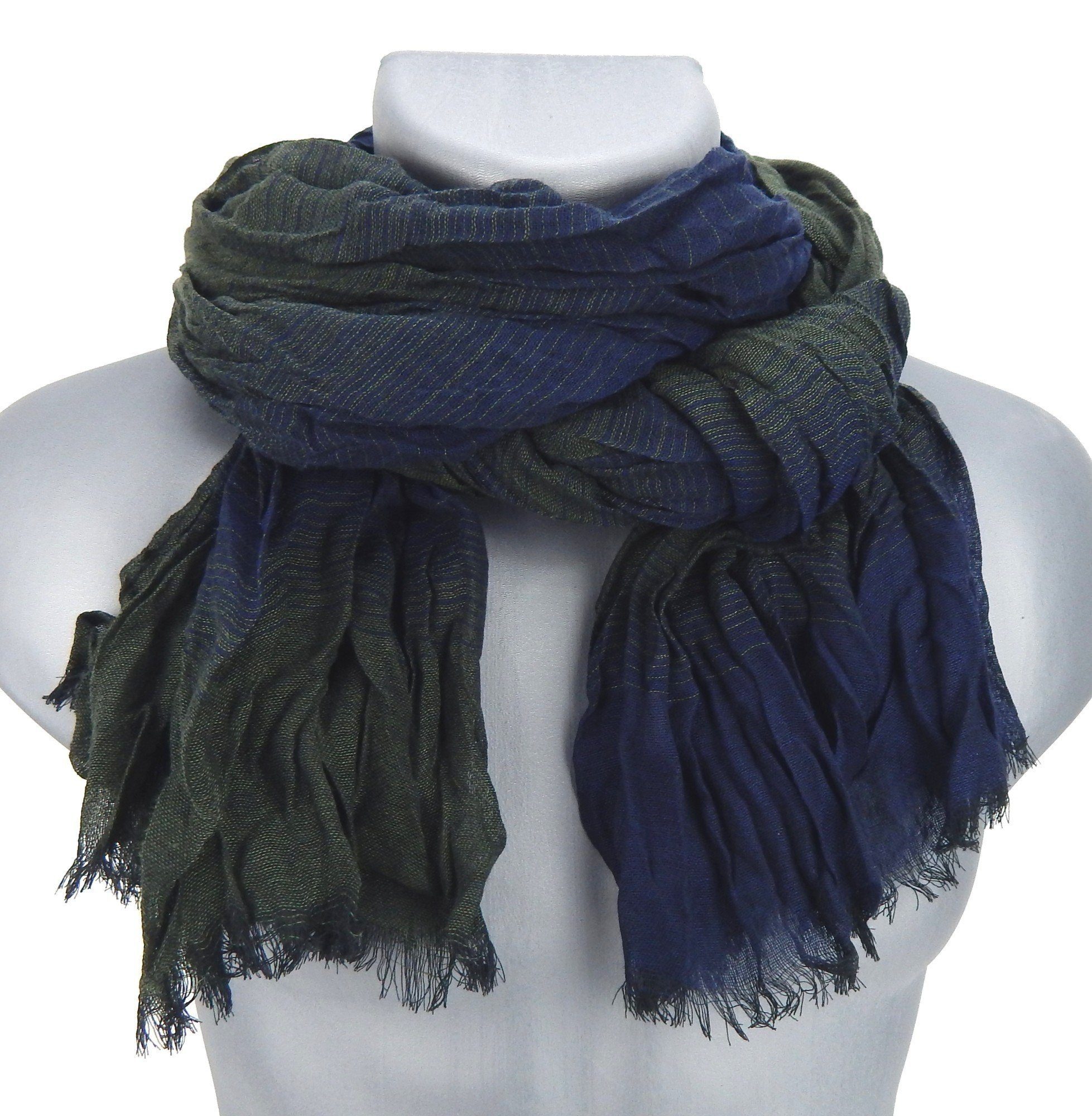 Ella Jonte Modeschal, weicher Herrenschal gestreift Viskose, modisch & urban