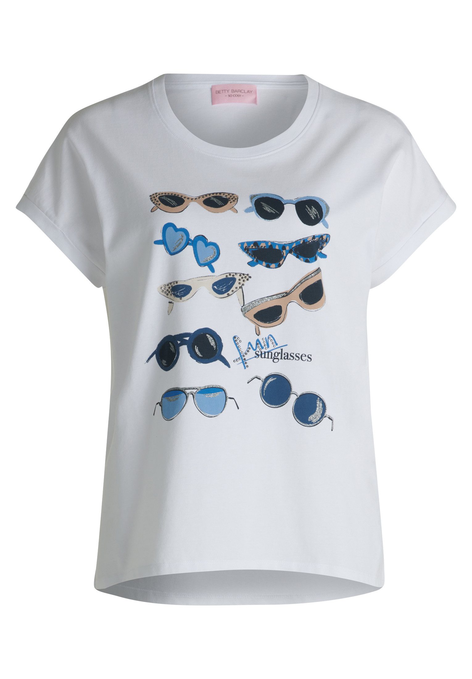 Betty Barclay Kurzarmshirt Damen Casual-Shirt mit Aufdruck (1-tlg) günstig online kaufen