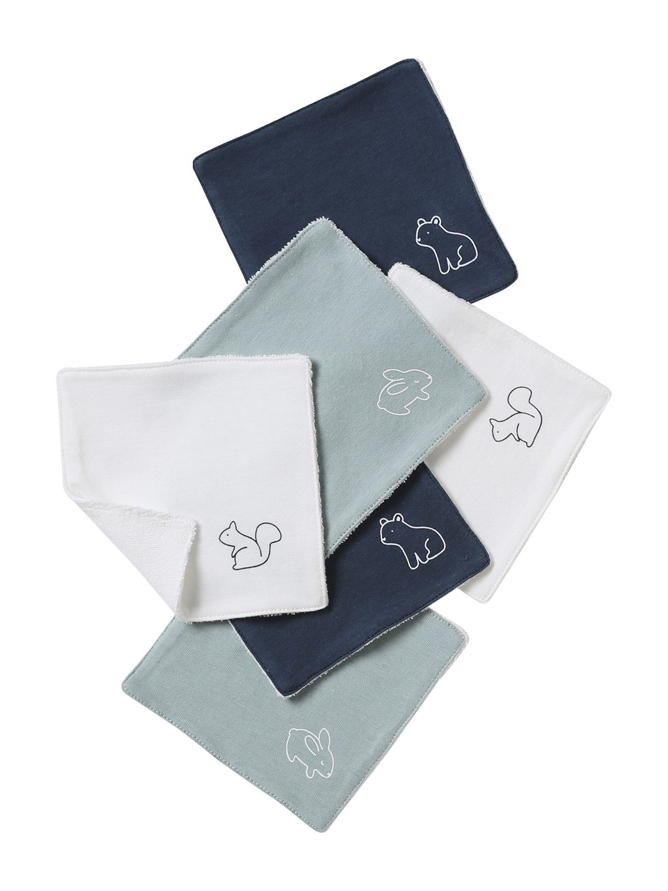 Waschlappen 6er-Pack Baby Waschlappen