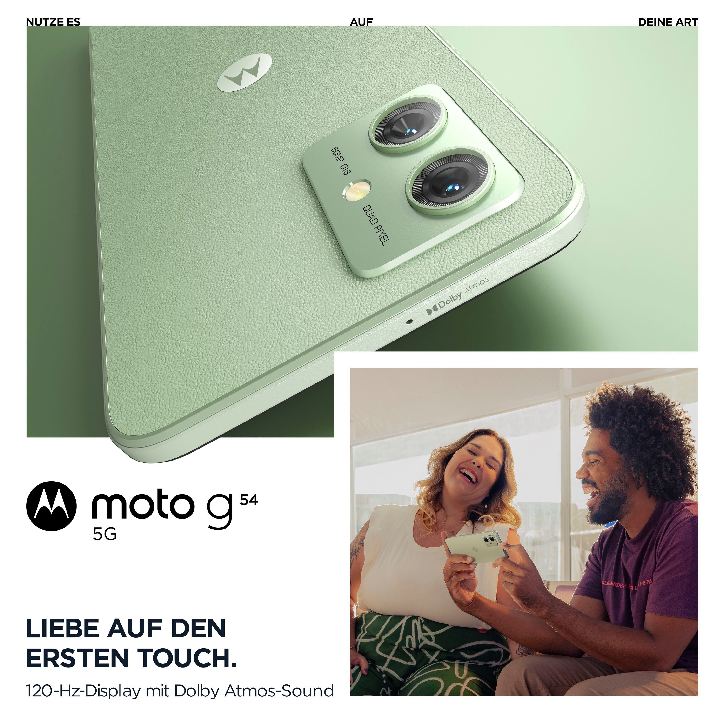 GB cm/6,5 Zoll, 50 256 Speicherplatz, g54 grün Smartphone mint moto Motorola Kamera) (16,51 MP