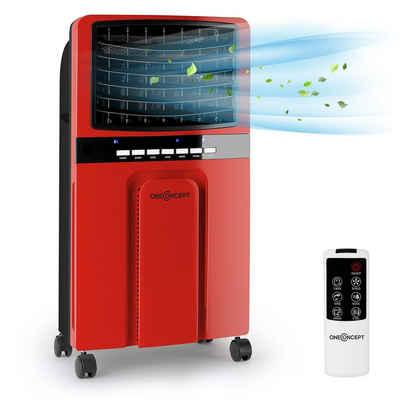 ONECONCEPT Ventilatorkombigerät Baltic Red 3-in-1 Luftkühler, Klimagerät ohne Abluftschlauch Klimaanlage mobil Air Conditioner