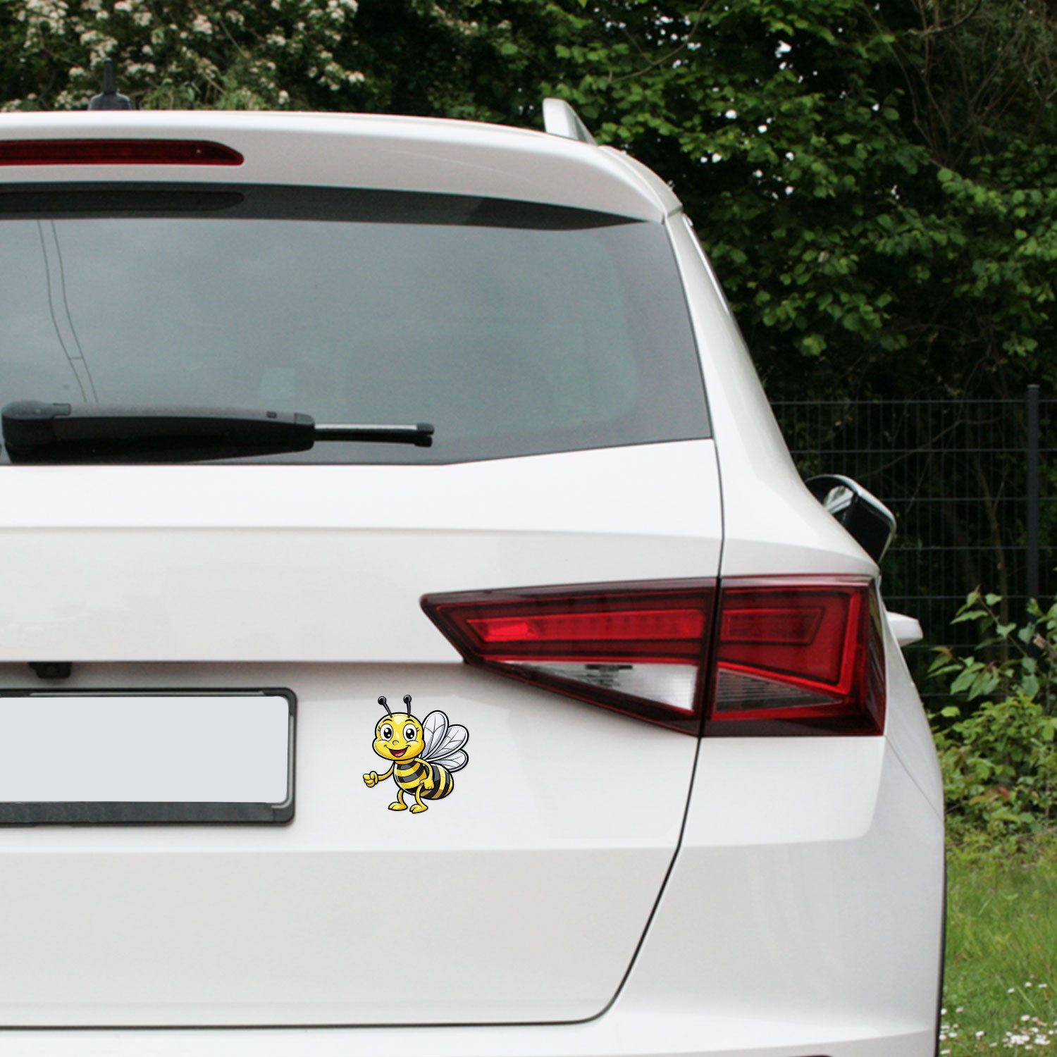 iSecur Aufkleber Auto-Aufkleber Bienchen Biene I 10 cm I wetterfest I kfz799 – Bild 5 von 5