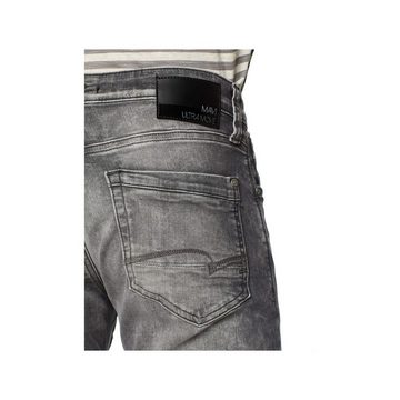 Mavi Straight-Jeans dunkel-grau regular (1-tlg)