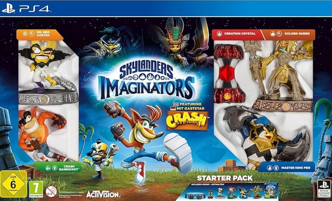 Spielwelt Skylander verschiedene Starterpacks und Figuren Fallen