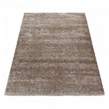 Hochflor-Teppich, Homtex, 60 x 110 cm, Einfarbig Hochflor Teppich, Flauschiger Langflor Shaggy Teppich