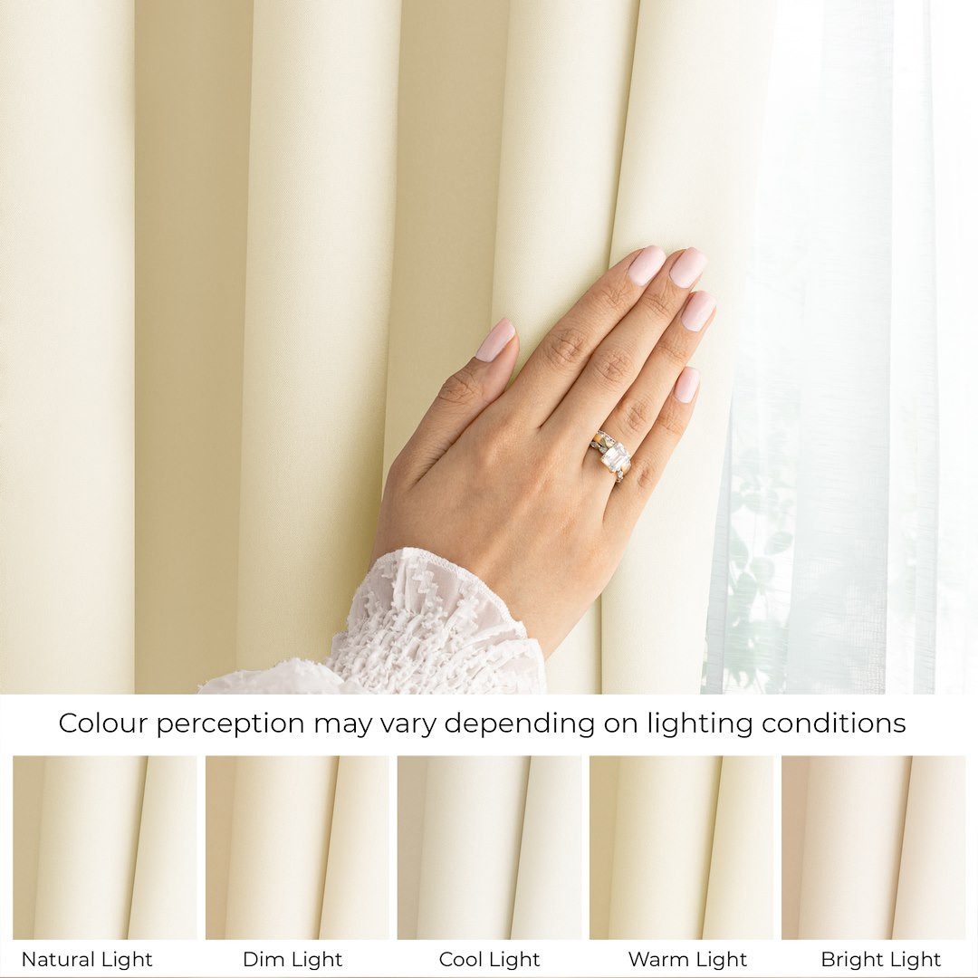 Restilo Gardine Gardine Vorhang Bindeband Einfarbig Verdunkelnd (1 St), Bin günstig online kaufen