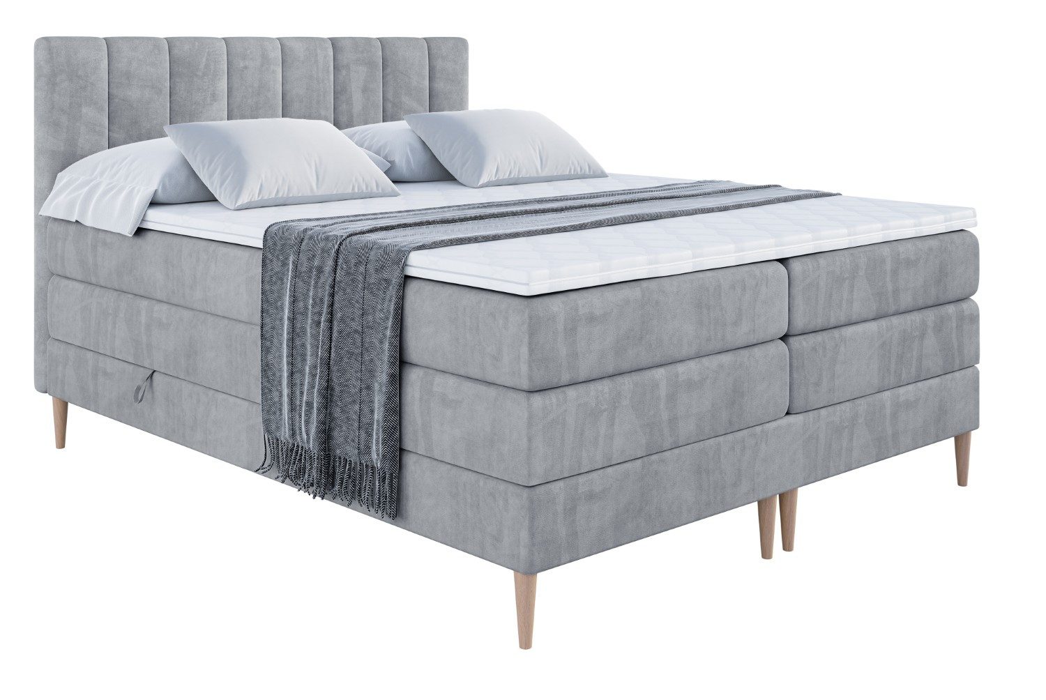ALTDECOR Boxspringbett OTTA-F KING (Multipocket-Matratze H4, günstig online kaufen