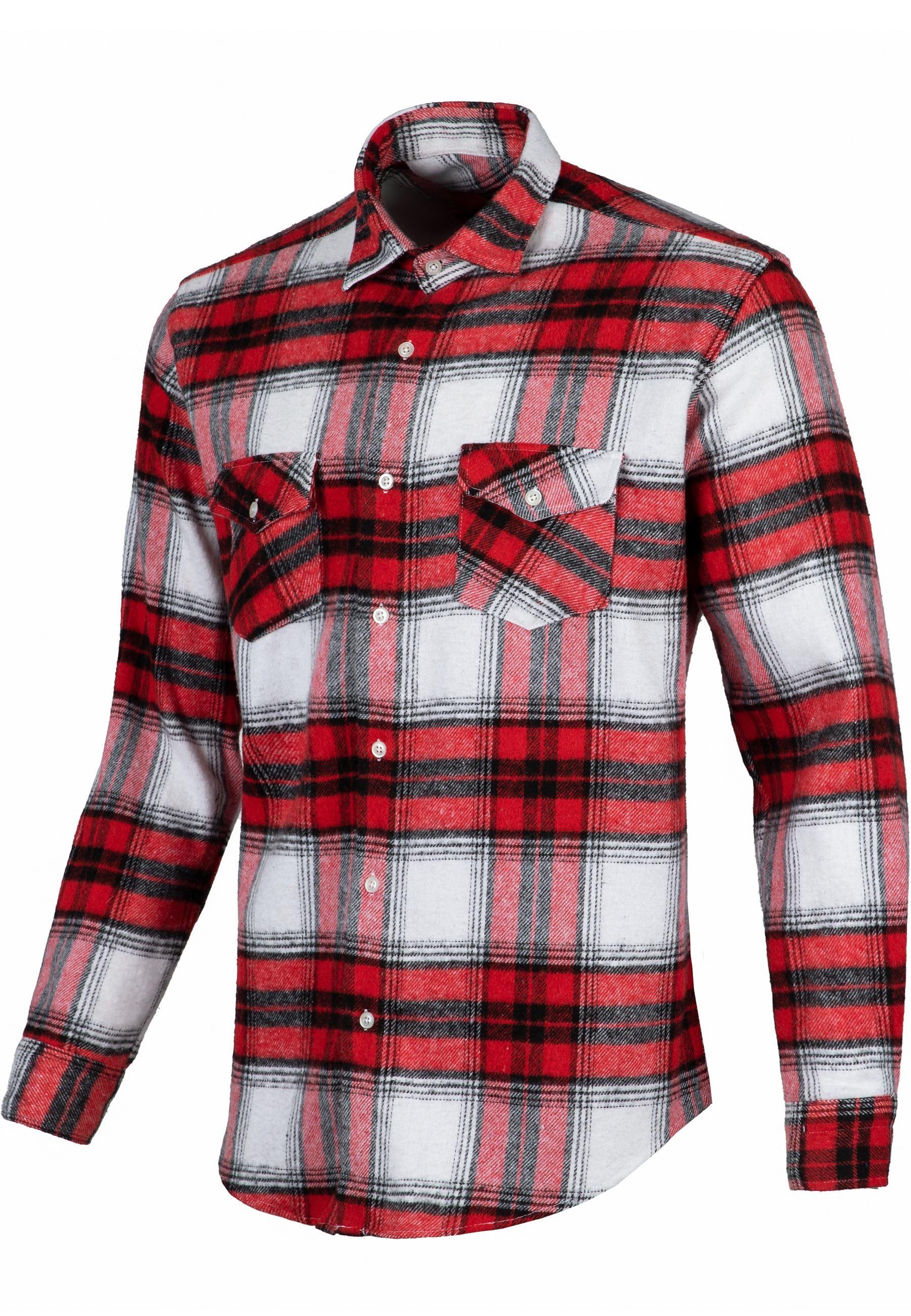 Reslad Langarmhemd Reslad Holzfällerhemd Hemd Herren kariert Vintage Karo-H günstig online kaufen