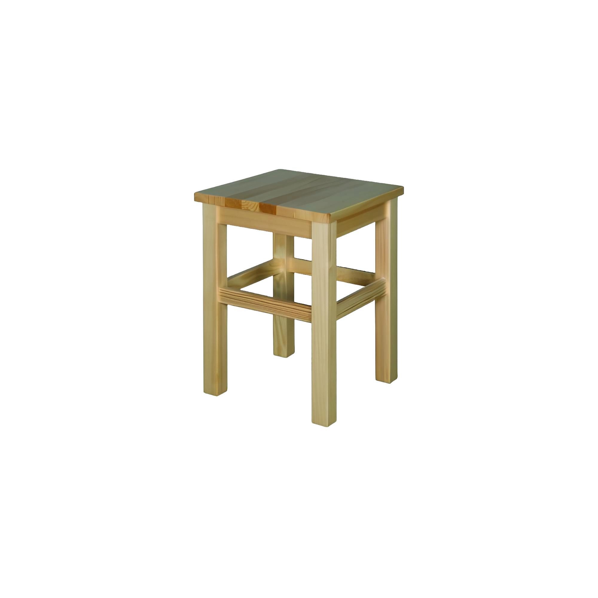 Xlmoebel Табурети Echter Holz-Hocker, Sitzgelegenheit aus Massivholz, Holzstuhl, (Hocker), Hergestellt in Europa