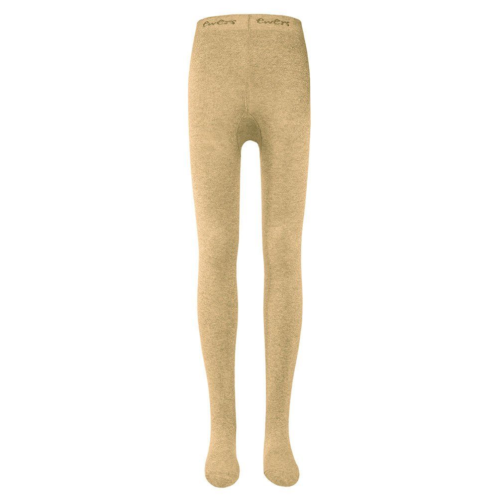 Ewers Strumpfhose Strumpfhose Glitzer hoher Baumwollanteil gold