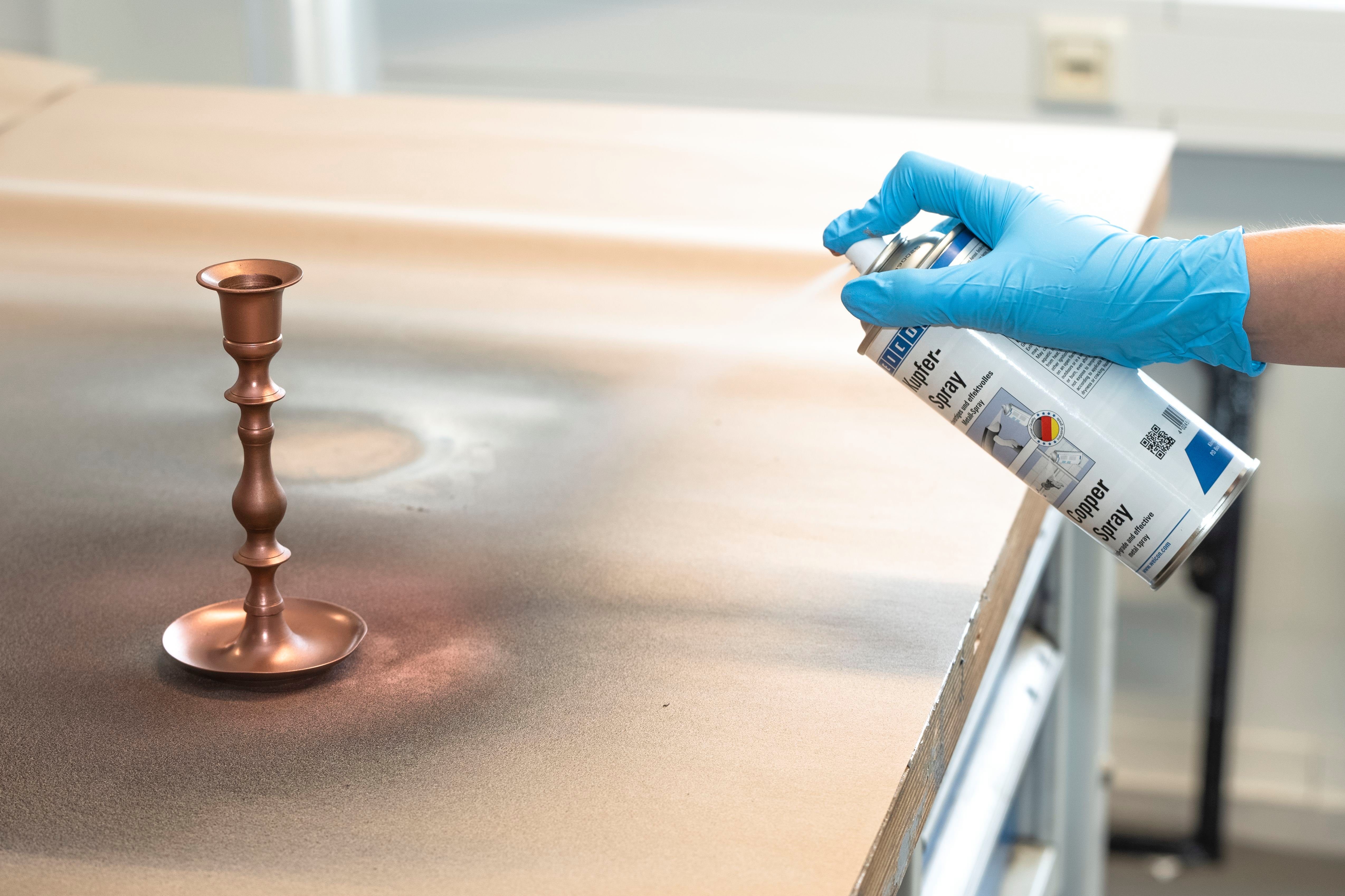 WEICON Metallglanzfarbe Kupfer-Spray, Schutz und optische Metallteilen Aufwertung von
