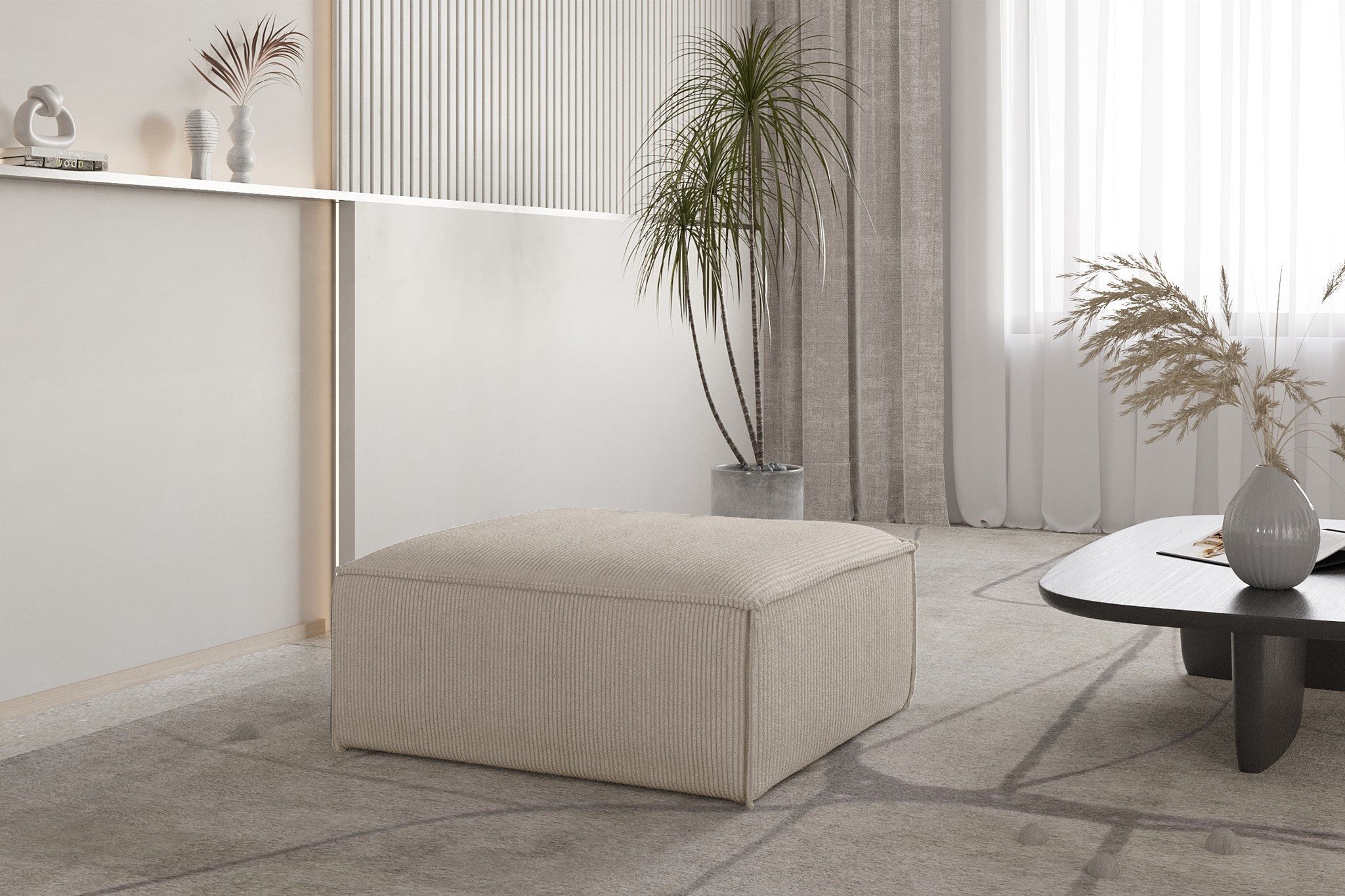 Fun Möbel Polsterhocker Designerhocker CELES PREMIUM günstig online kaufen