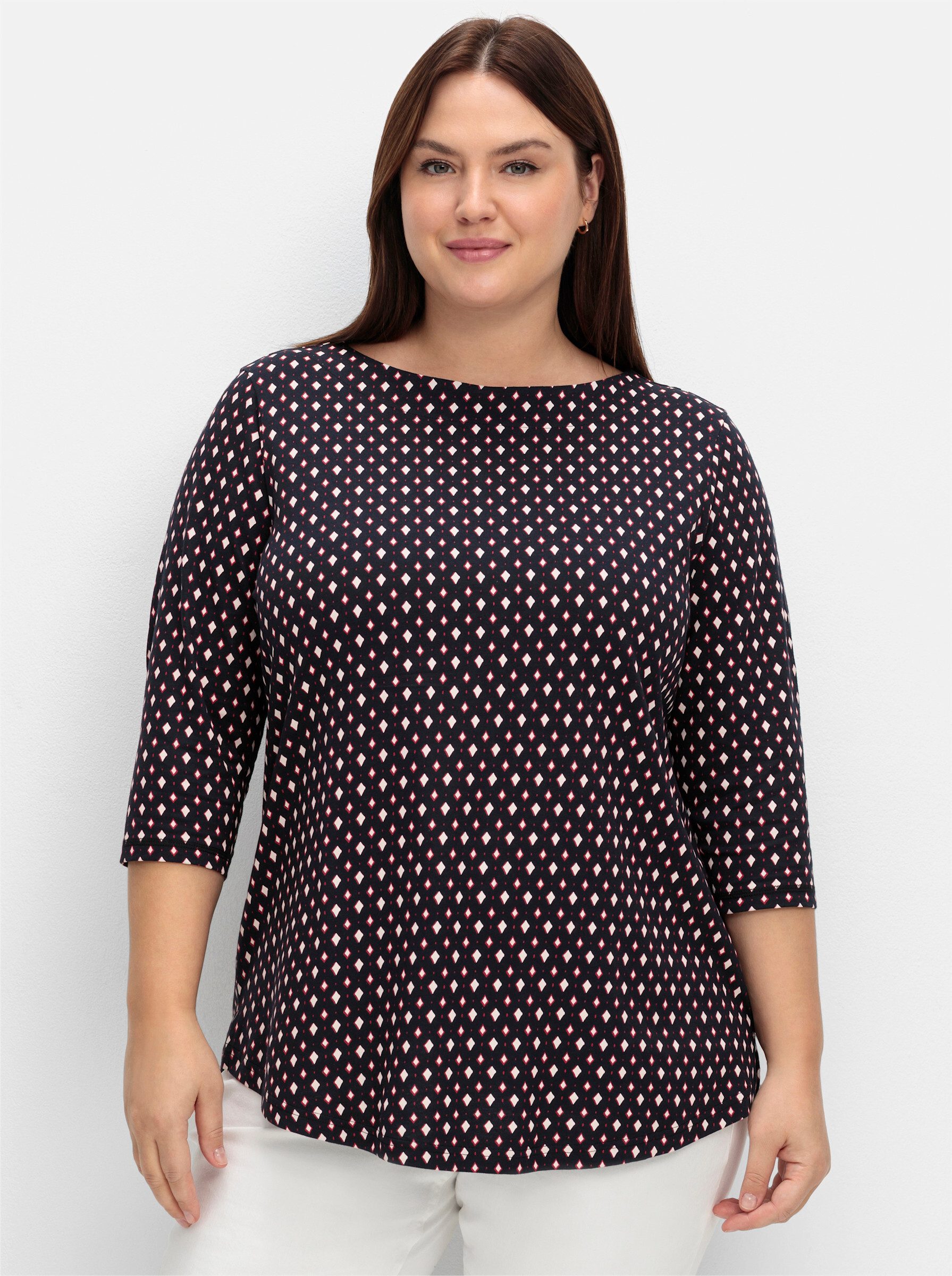 Sheego T-Shirt 3/4-Arm-Shirt günstig online kaufen