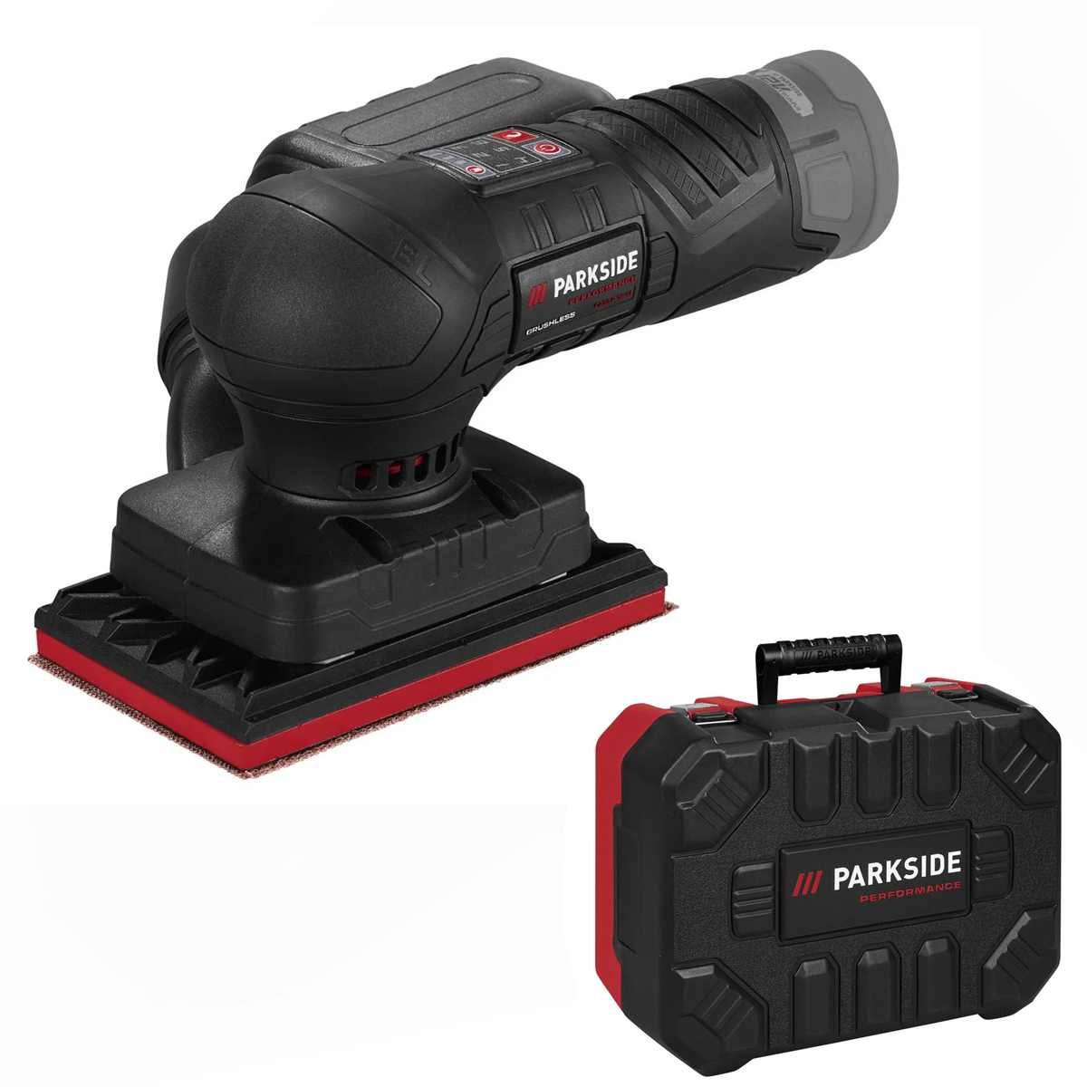 Parkside Akku-Schwingschleifer 12V Akku-Schwingschleifer PASSP 12-Li ohne Akku / Ladegerät