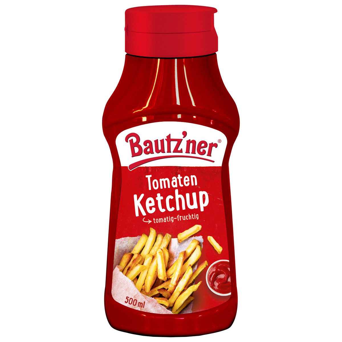 Bautz'ner Saucen, Bautzner Tomaten Ketchup fruchtig wuerzig klassischer Genuss 500ml