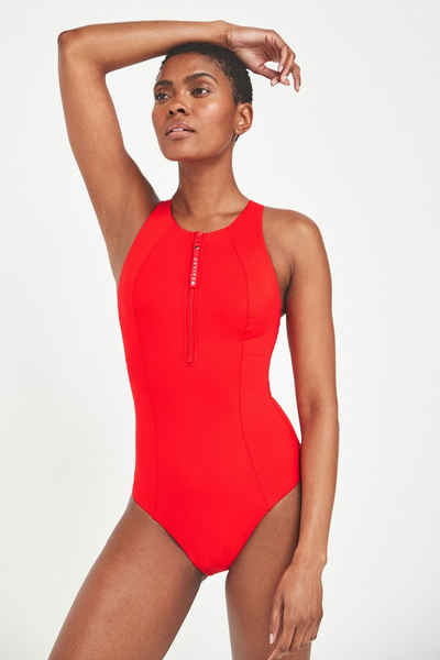 Next Badeanzug »Sport-Badeanzug mit Reißverschluss« 1 Stück