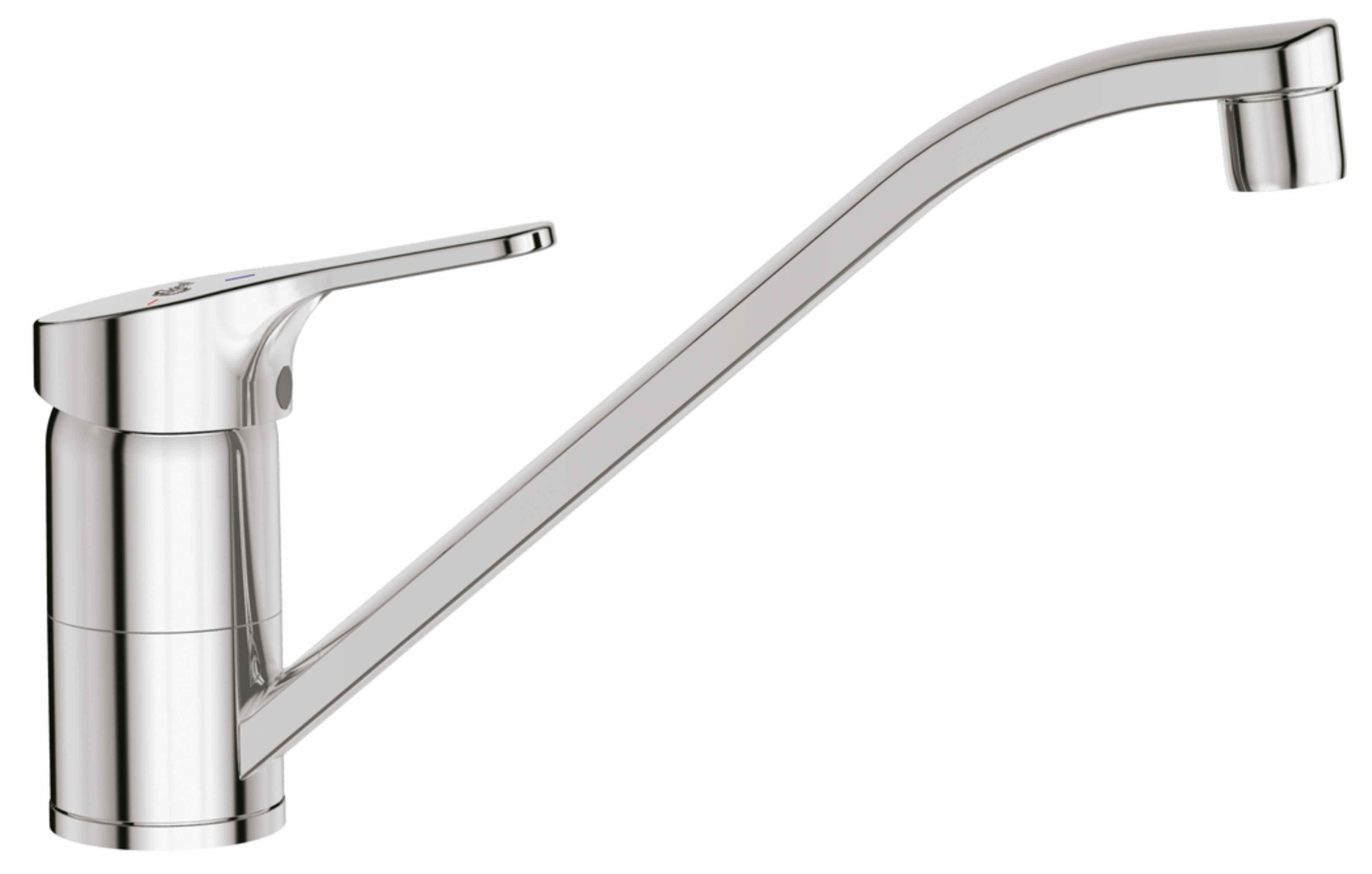 Ideal Standard Küchenarmatur IDEAL STANDARD Cerafit 1, Einhebelmischer, chrom, Hochdruck