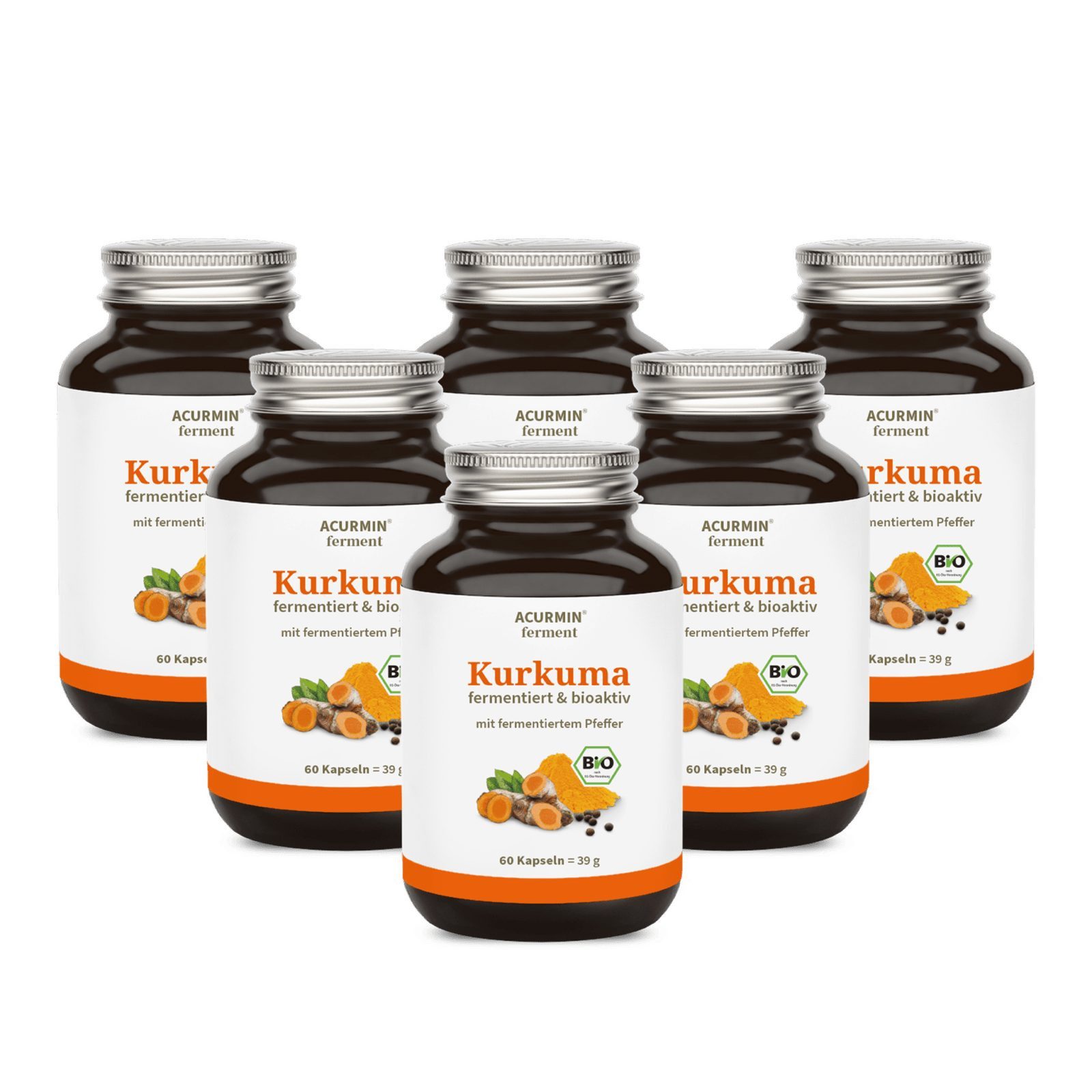 Cellavent Healthcare Fermentierte Bio Kurkuma Kapseln – Acurmin ferment Kapseln