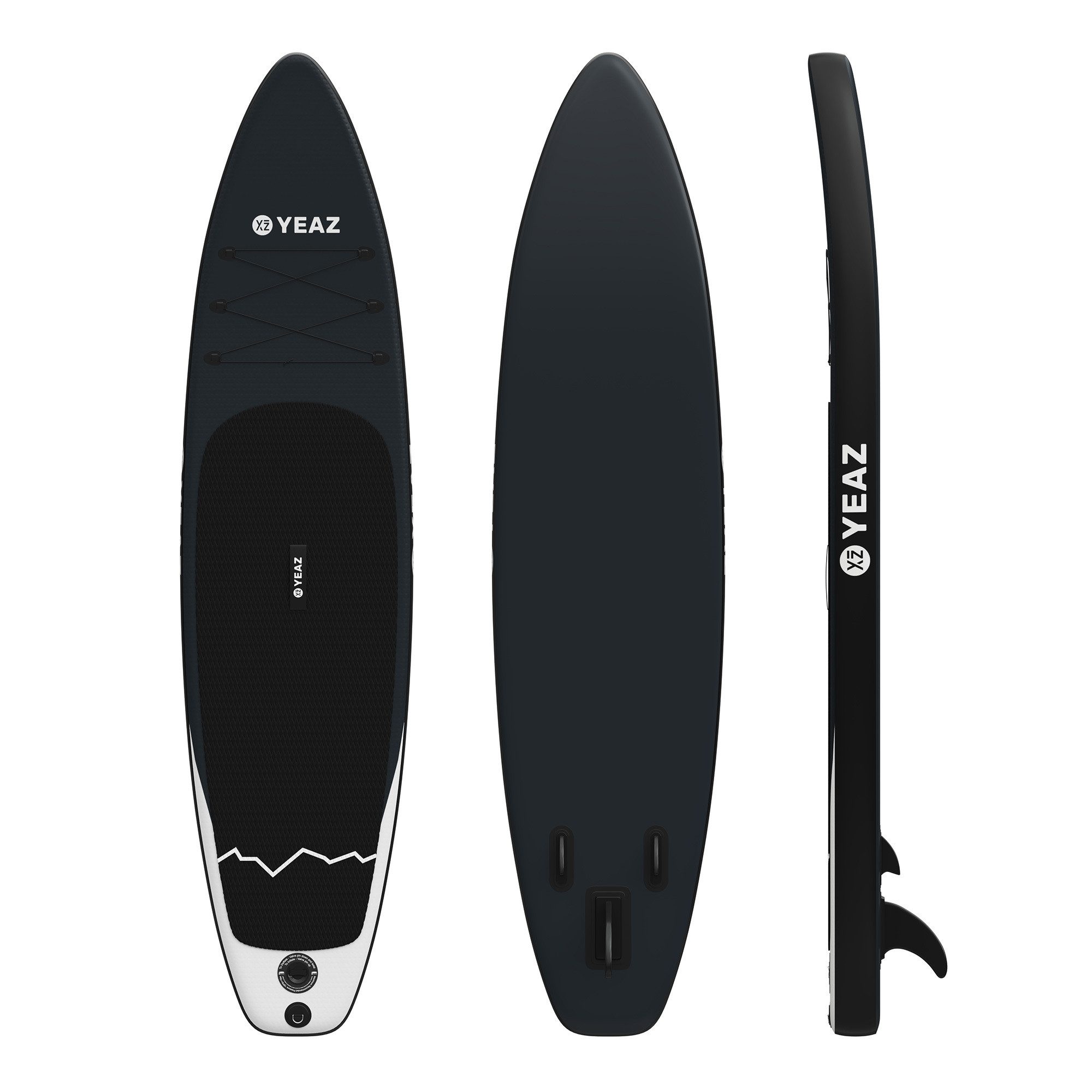 YEAZ Inflatable SUP-Board NALU (EXOTRACE) SUP-Board mit Paddel, Pumpe und, Inflatable SUP Board, (Set, 5 tlg), Aufblasbares Stand-Up-Paddle-Board-Set - EXOTRACE