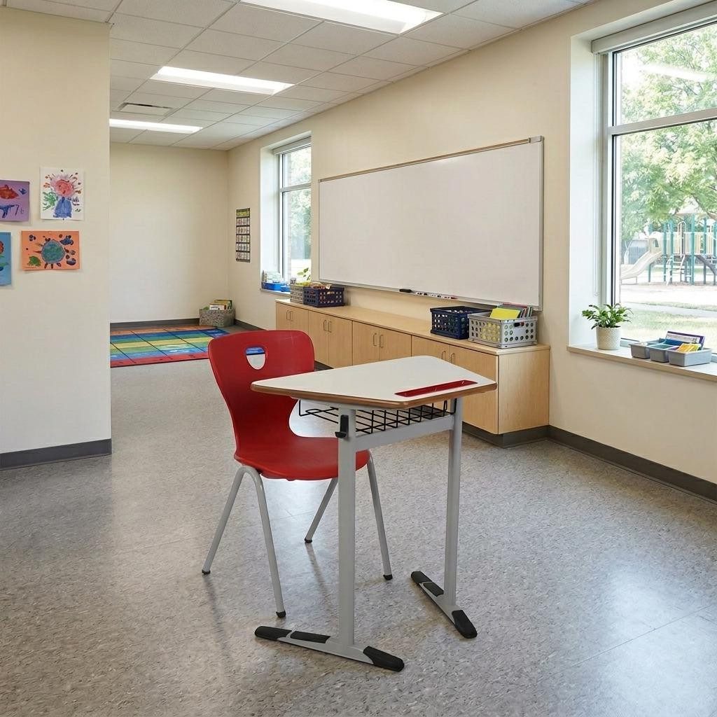 Xlmoebel Kinderschreibtisch Moderner Kinderschreibtisch mit passendem Stuhl für das (Schreibtisch-Set, 2-St., Schreibtisch mit Stuhl), Made in Europa