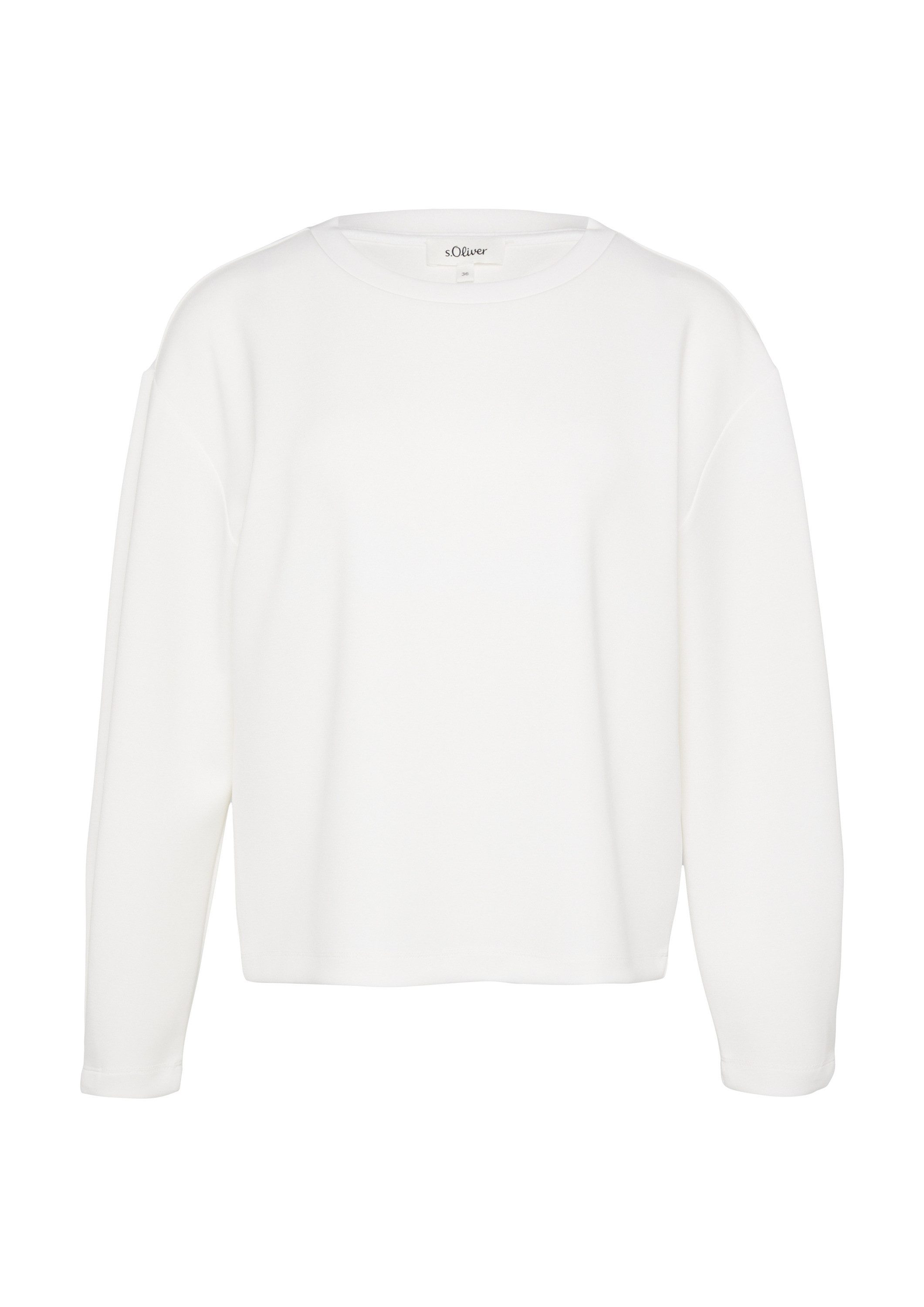 s.Oliver Sweatshirt Sweatshirt Scuba-Sweatshirt aus Modalmix günstig online kaufen