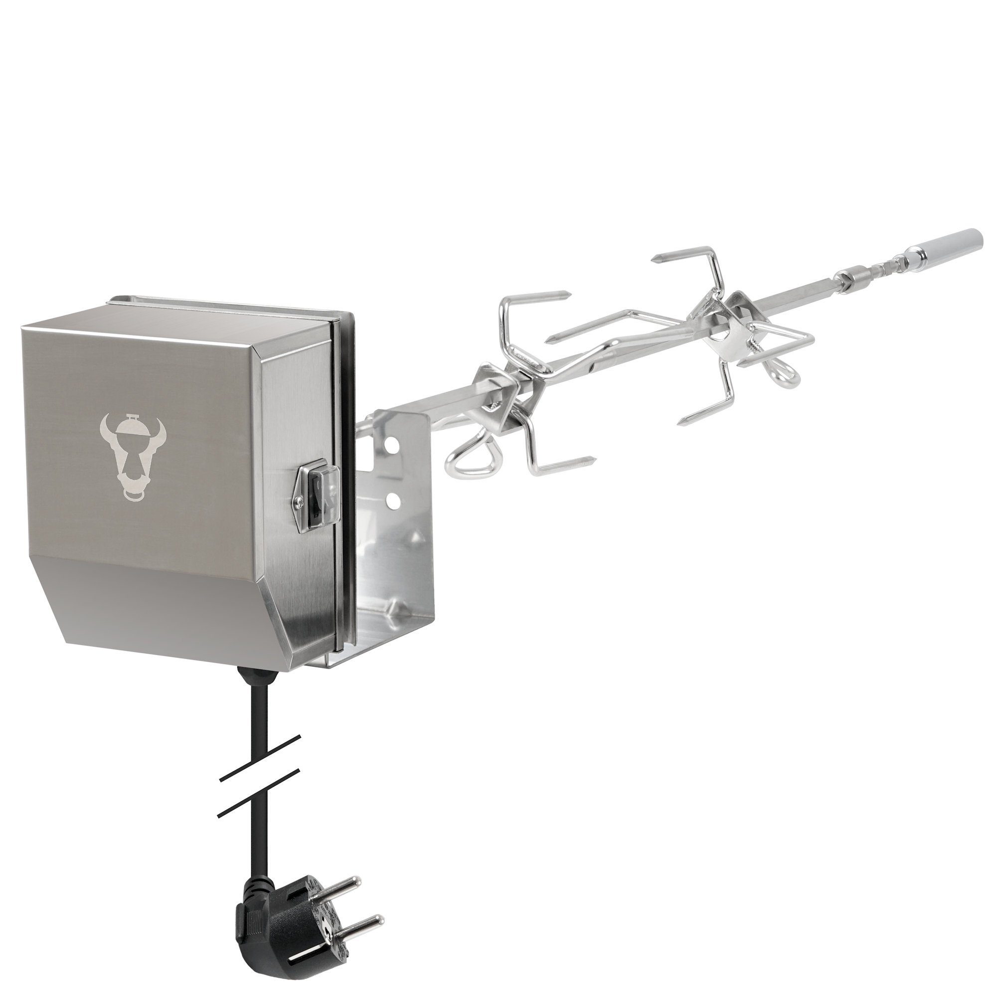 BBQ-Toro Грильpieß Grill- und Spießset für Ihren Weber Spirit II Gasgrill, Drehspieß