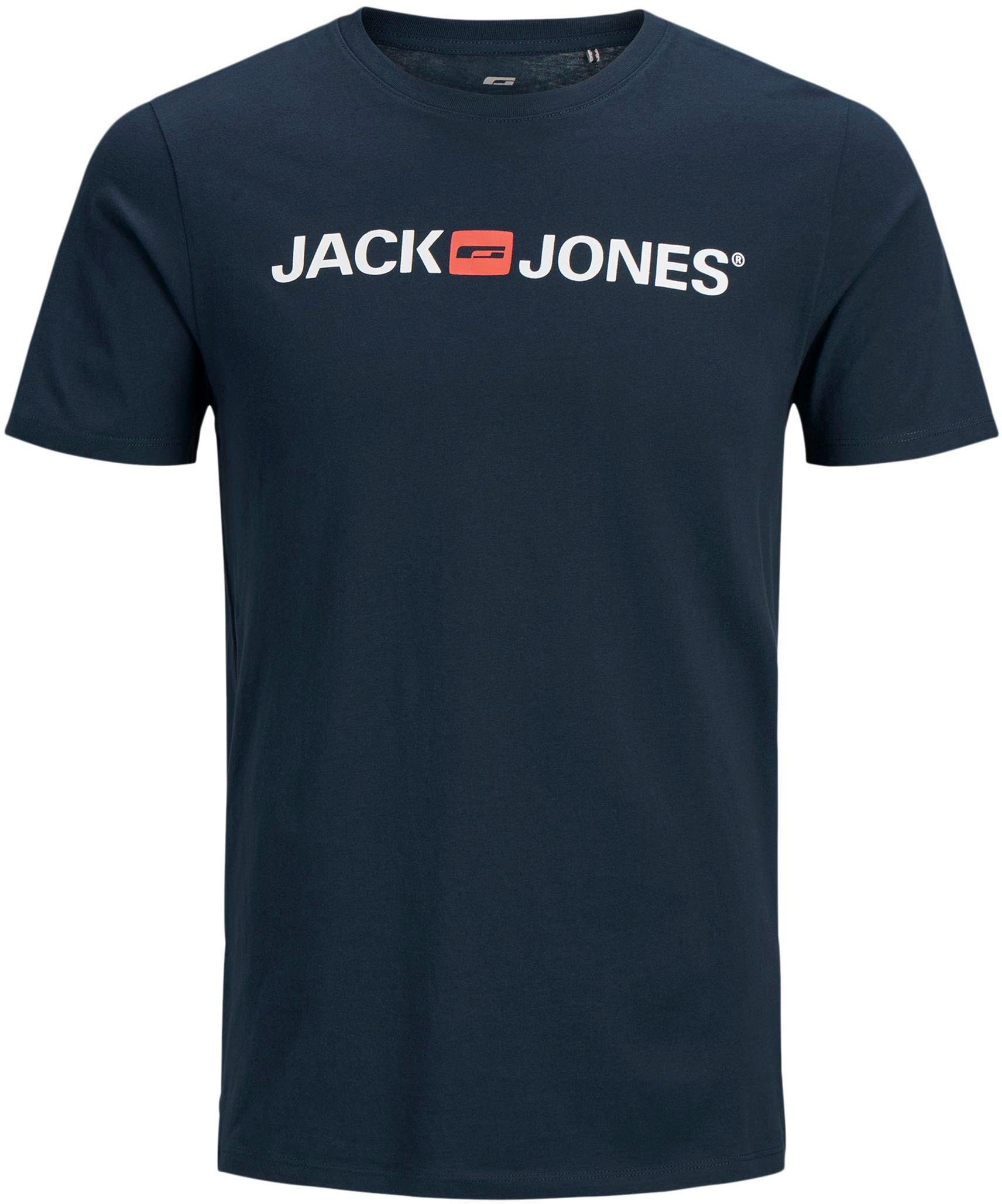 Jack CORP 3er & (Packung, T-Shirt 3-tlg., LOGO 3er-Pack) Packung Jones TEE