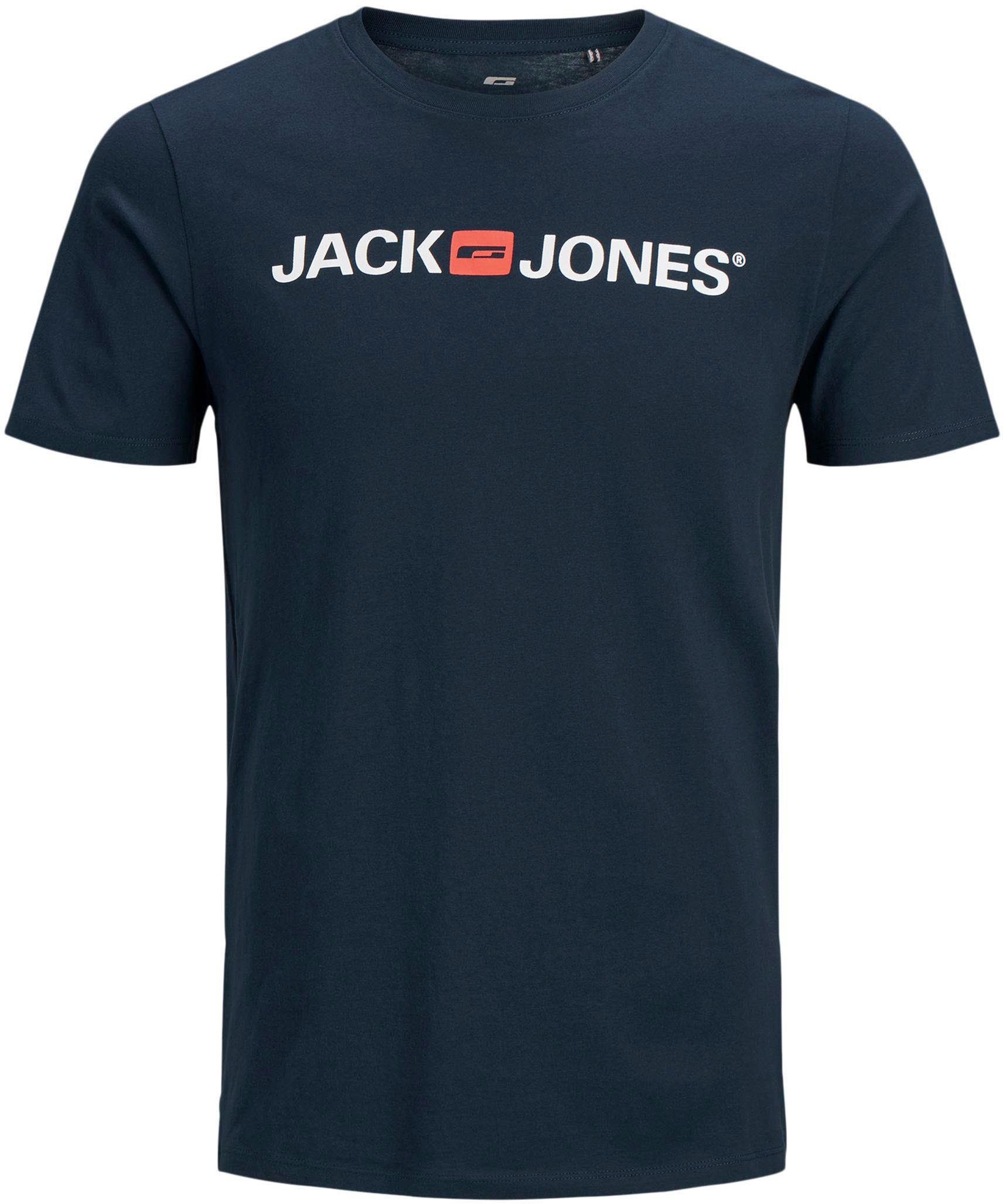 3-tlg., Jones 3er CORP (Packung, LOGO & Packung TEE 3er-Pack) T-Shirt Jack