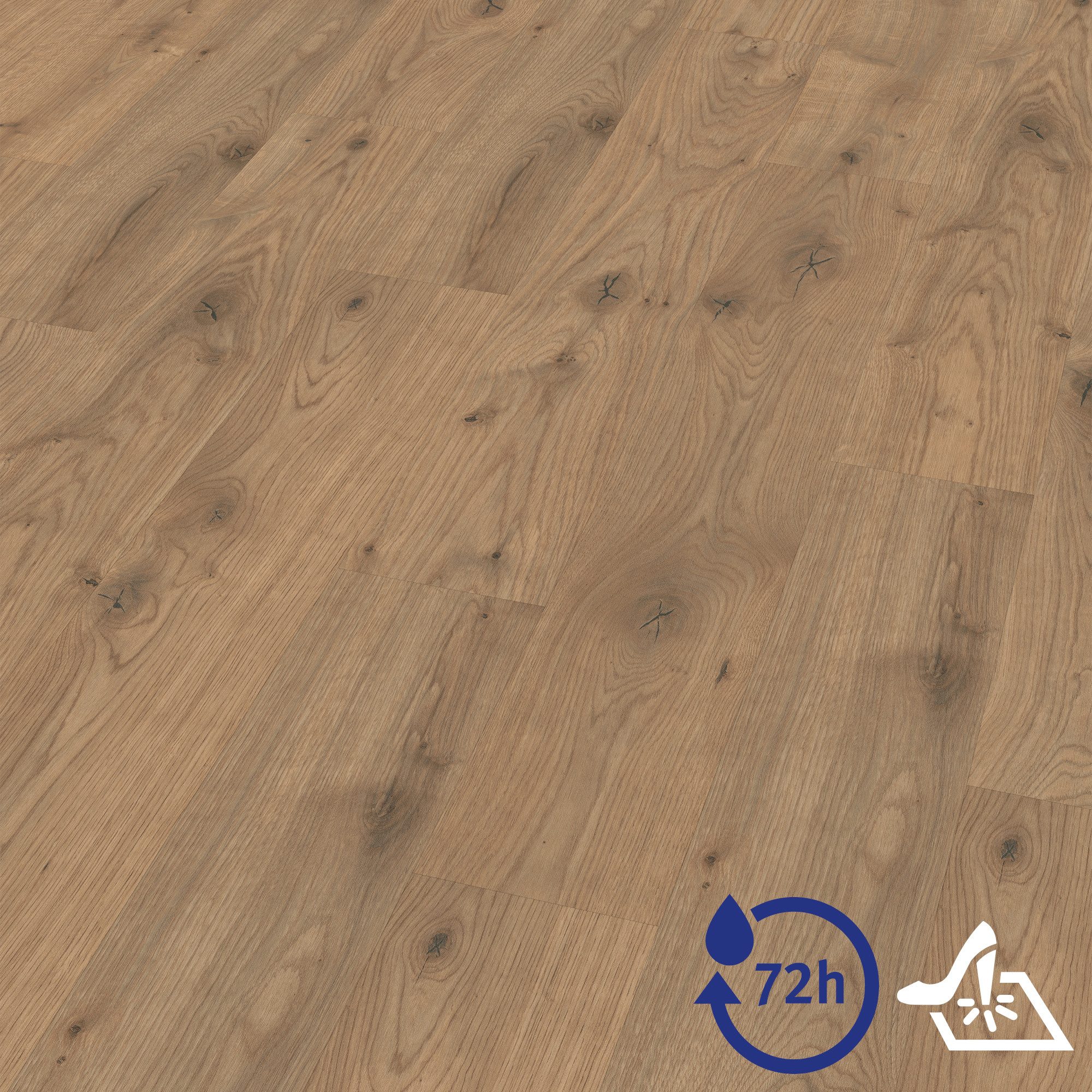 EGGER Designboden Aquadura+ EDF177 Almington Eiche natur, (7,5mm, 1,995m), Wasserbeständig & Feuchtraumgeeignet