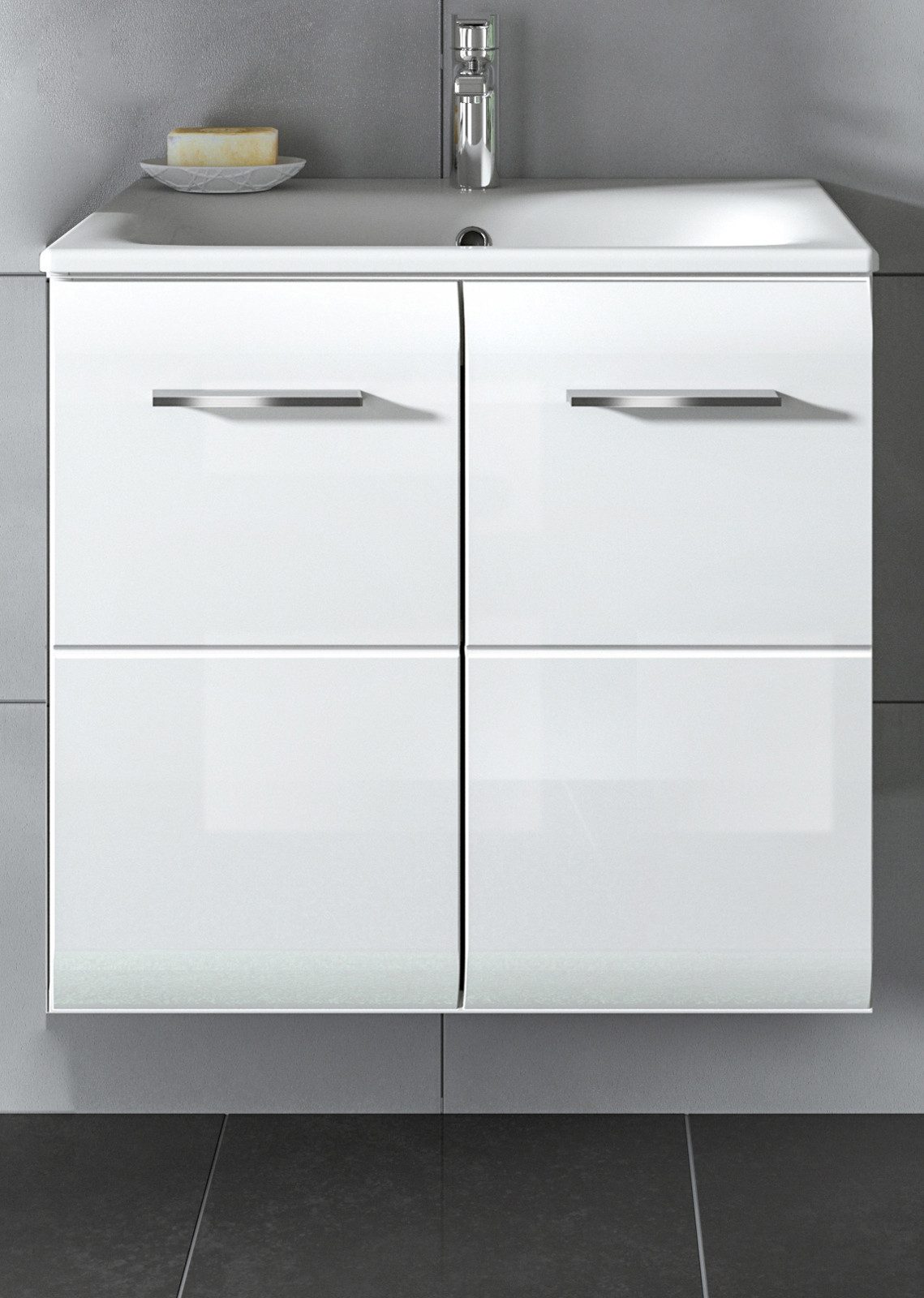 Inn.Furn Waschtisch Cover (Set Waschbeckenunterschrank inkl. Keramik Waschb günstig online kaufen