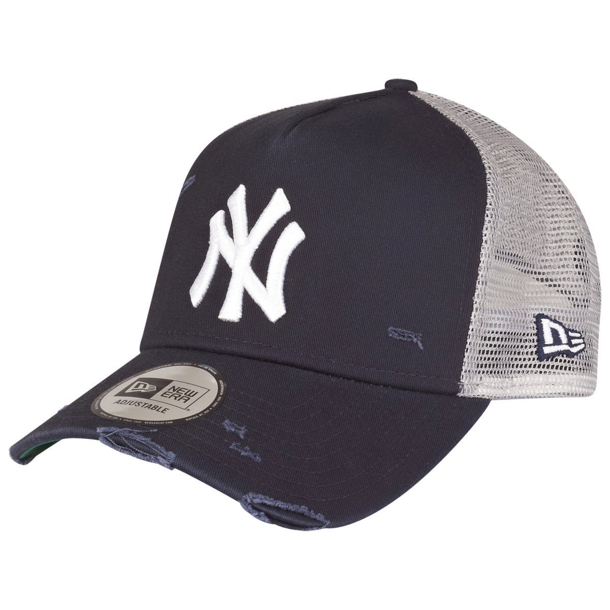 New Era Trucker Cap Trucker DISTRESSED New York Yankees