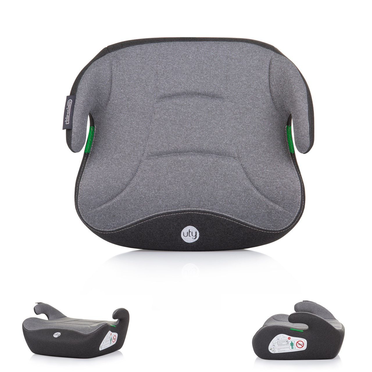 Chipolino Kindersitzerhöhung Kindersitzerhöhung i-Size Uty, ab: 5, bis: 12, (125-150cm) Gruppe 3, Bezug waschbar