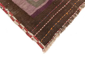 Orientteppich Kelim Afghan 137x124 Handgewebter Orientteppich Quadratisch, Nain Trading, quadratisch, Höhe: 3 mm