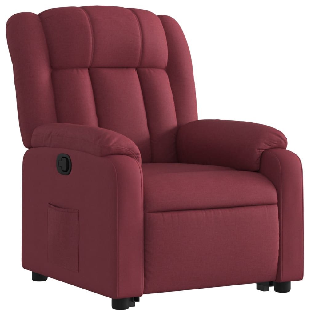 vidaXL Sessel Relaxsessel mit Aufstehhilfe Weinrot günstig online kaufen
