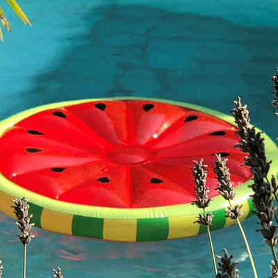YEAZ Badeinsel GIANT SERIE - WATERMELON badeinsel, Komfortable Wassermelone für 2 Personen geeignet