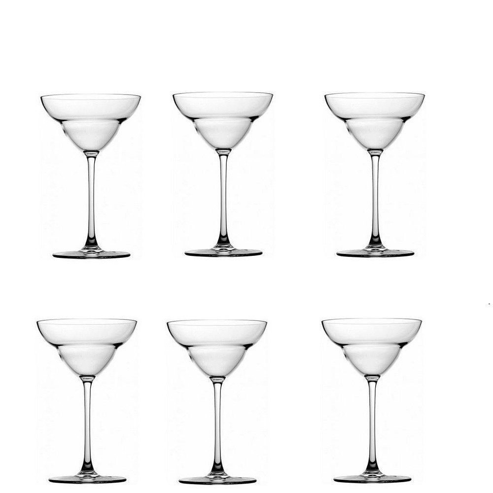 Nude Cocktailglas Nude Bar&Table Margaritaglas 6er Set 230 ml, Glas