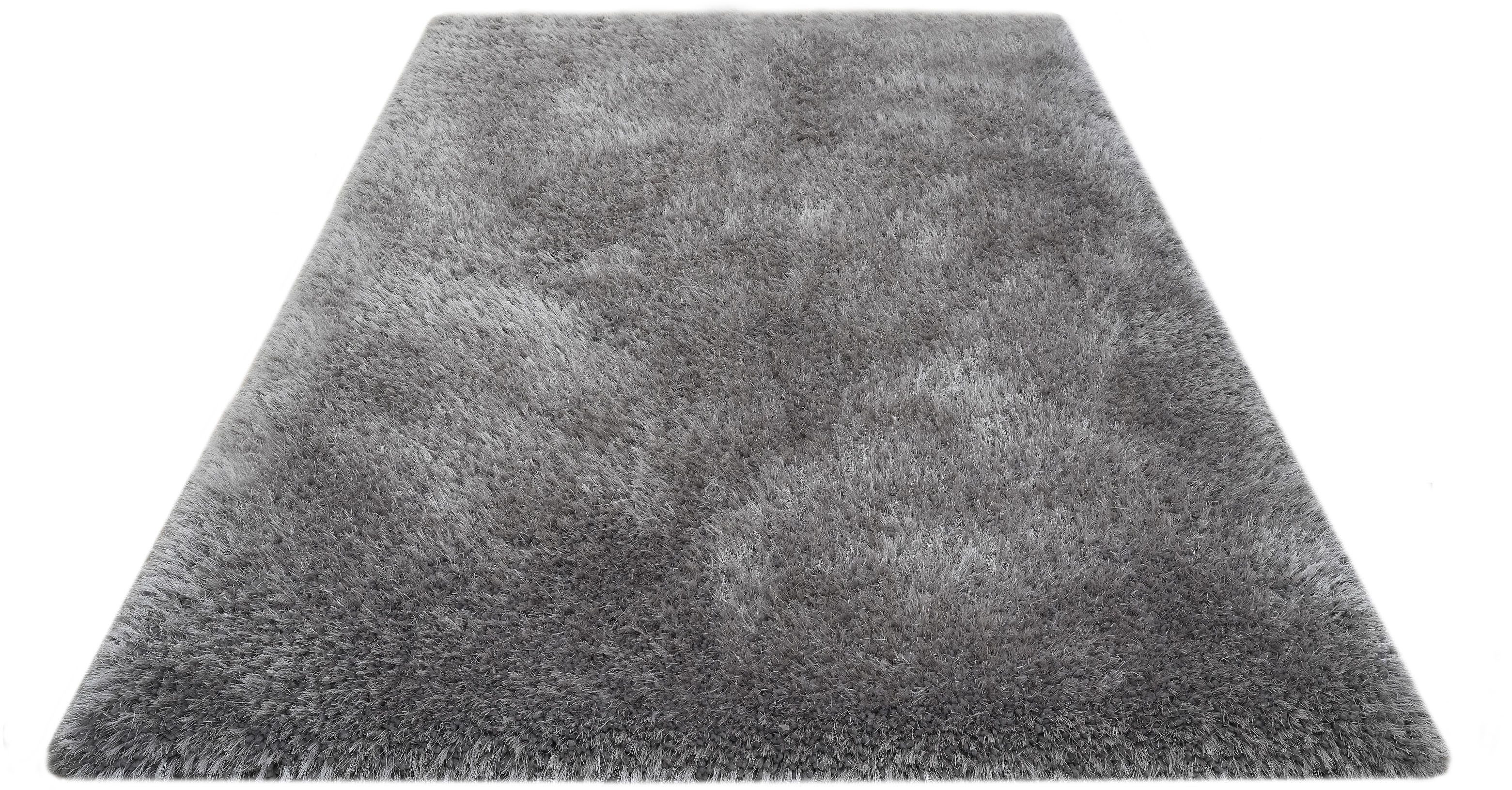 OTTO home Hochflor-Teppich Micro exclusiv Teppich, sehr hoher Flor, weich durch Mikrofaser, rechteckig, Höhe: 78 mm, sehr weich, flauschig, uni, Wohnzimmer, Schlafzimmer