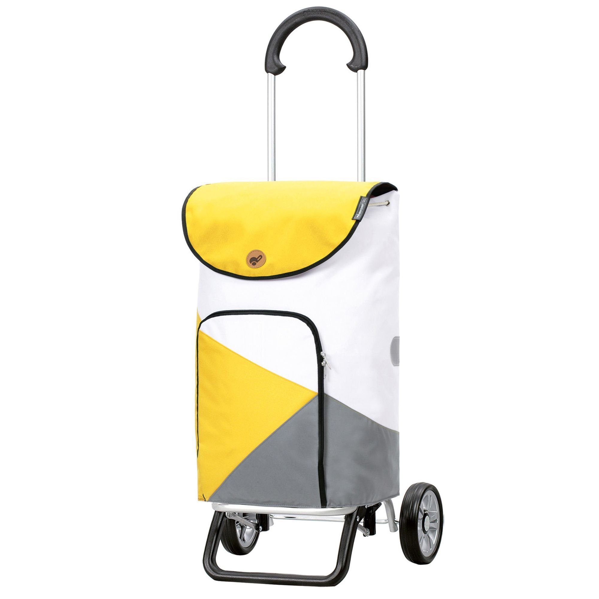 Andersen Einkaufstrolley Scala Shopper Plus, 45 l, Reflektoren, Tragegriff gelb