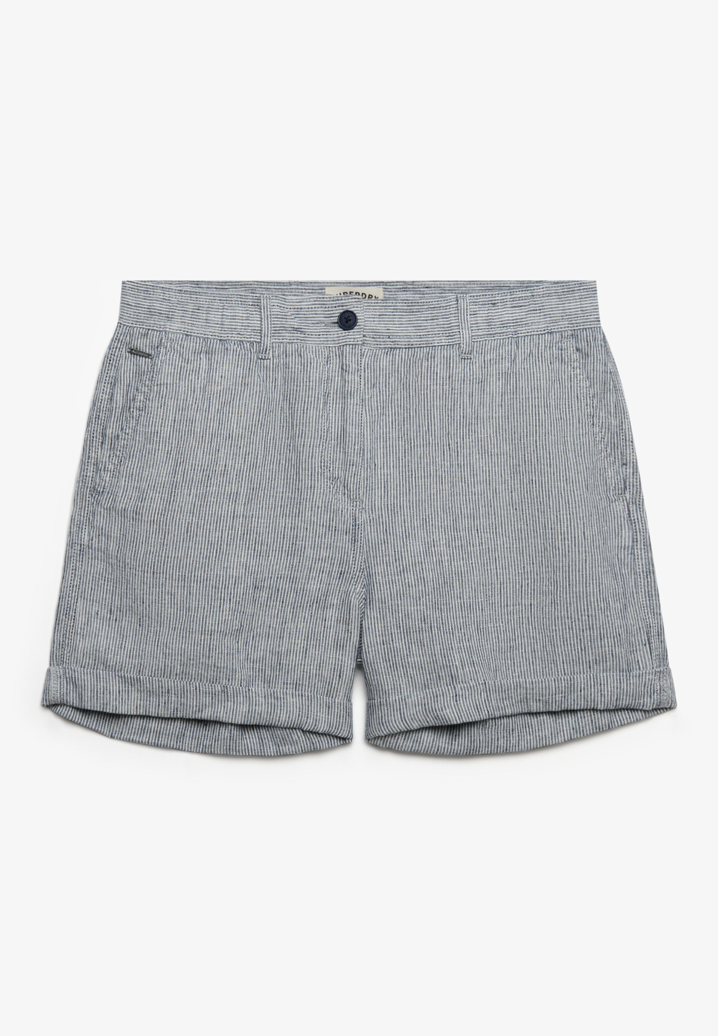 Superdry Shorts MID RISE LINEN SHORT aus 100% Leinen