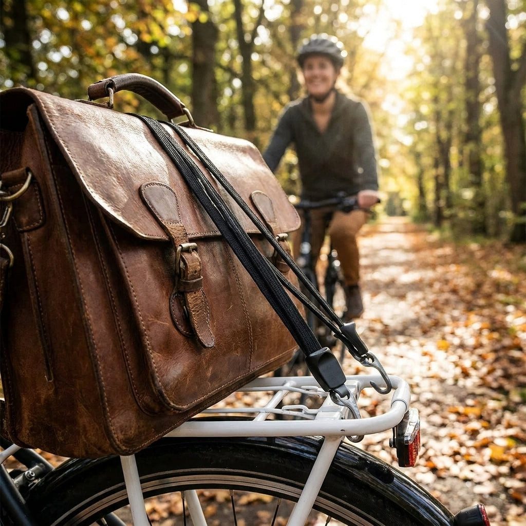 racktime Fahrrad-Gepäckträger racktime Spanngummi Bindit Spanngurt 3-fach 600mm Schwarz â für Rack
