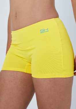 SPORTKIND Funktionsshorts Kurze Tennishose Ballhose Mädchen & Damen gelb