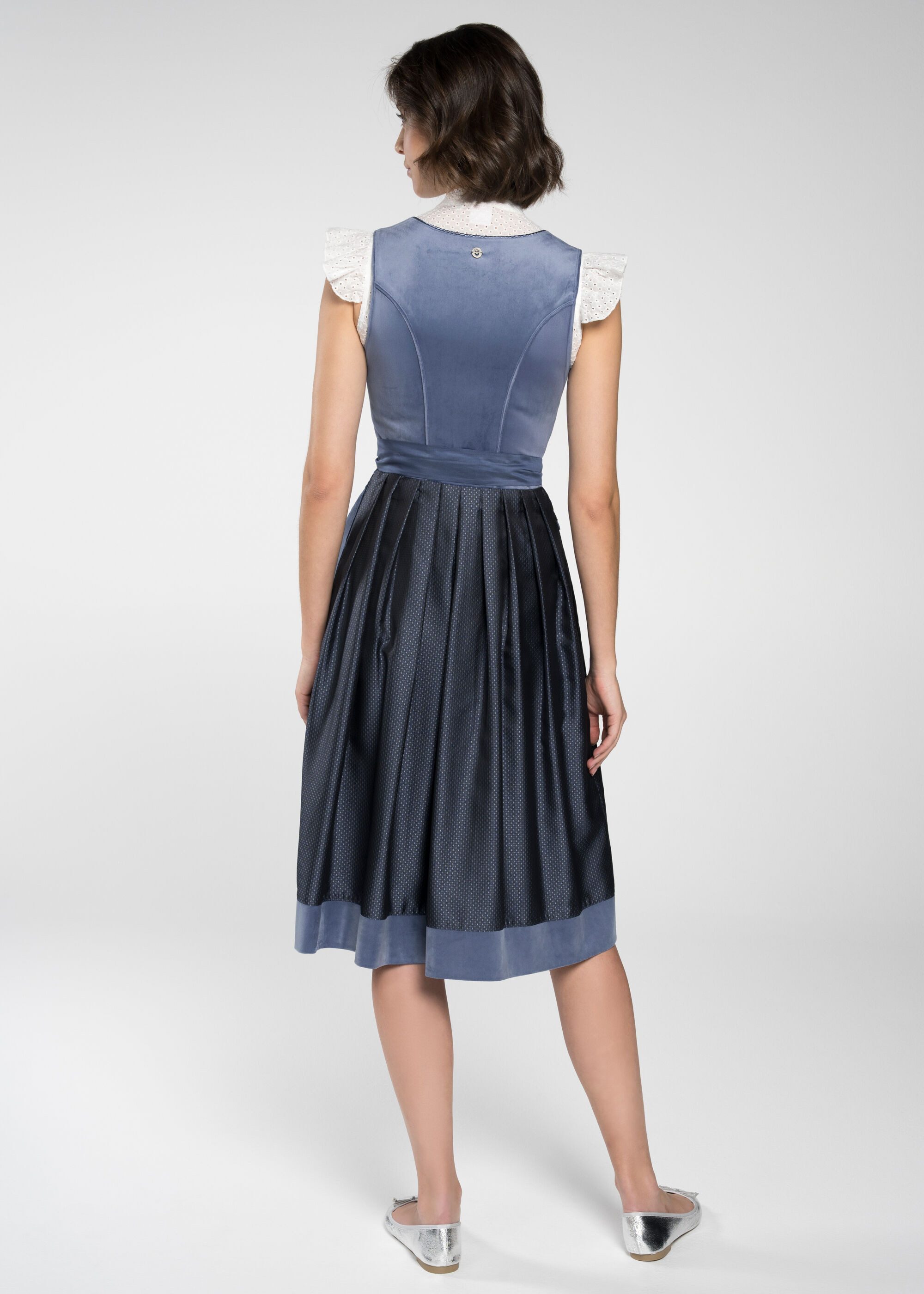 Spieth & Wensky Dirndl Frances (1-tlg) Elegante Stoffkombination