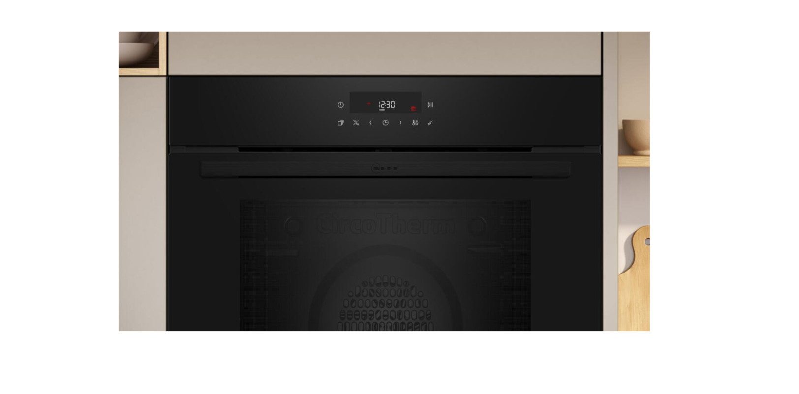 NEFF Einbaubackofen B2CCJ7HK0 Einbaubackofen, 59,5 cm breit, 71 L, Pyrolyse