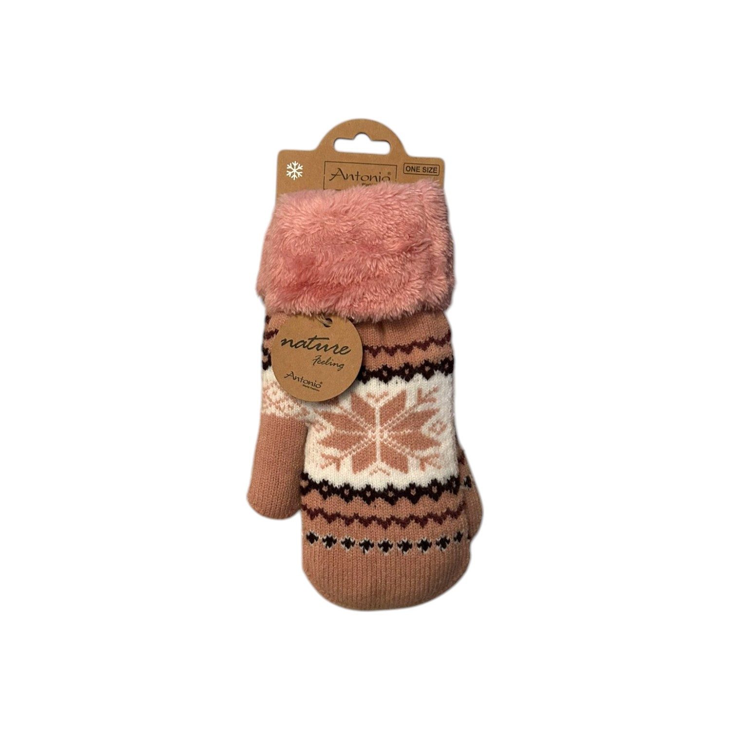 Antonio Fäustlinge Winterfäustlinge Schneeflocke » Winter Damen Fäustlinge günstig online kaufen