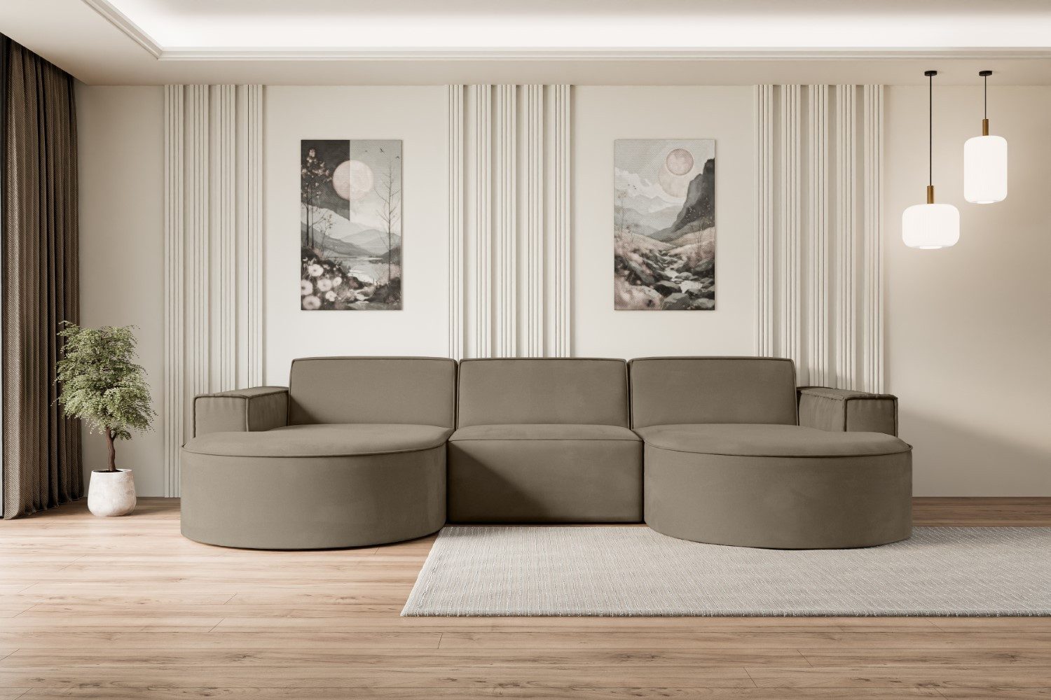 ALTDECOR Wohnlandschaft MARI-U1, Sofa Praktische Bequeme günstig online kaufen